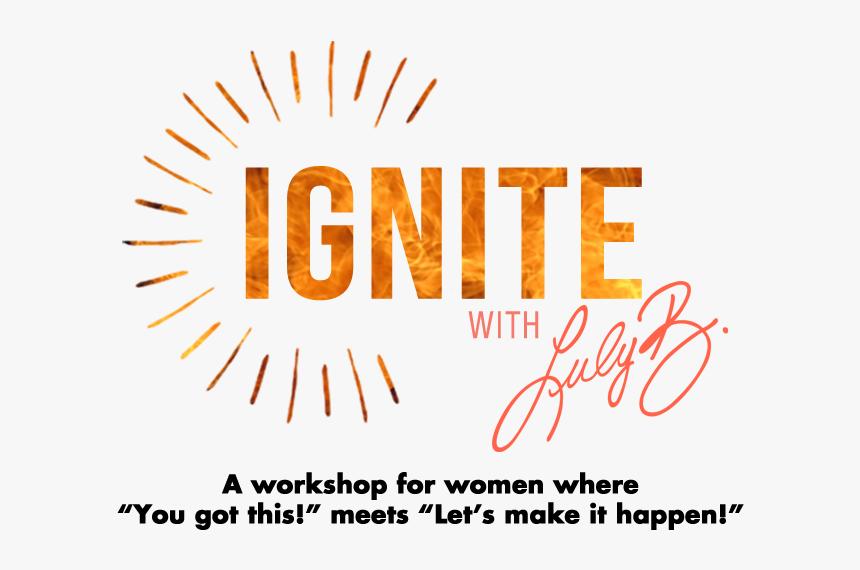 Ignitewithlulyb Logo W Tagline - Calligraphy, HD Png Download, Free Download