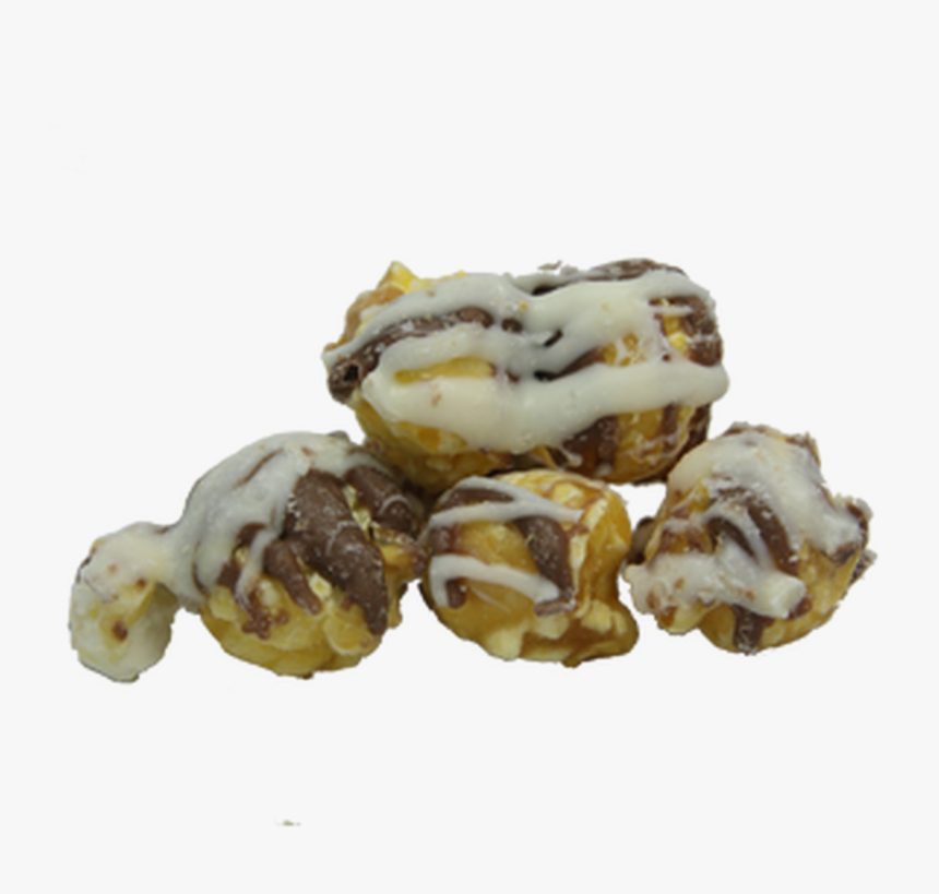 Our Creamy Caramel Popcorn Drizzled With Milk And White - Chocolate, HD Png Download, Free Download