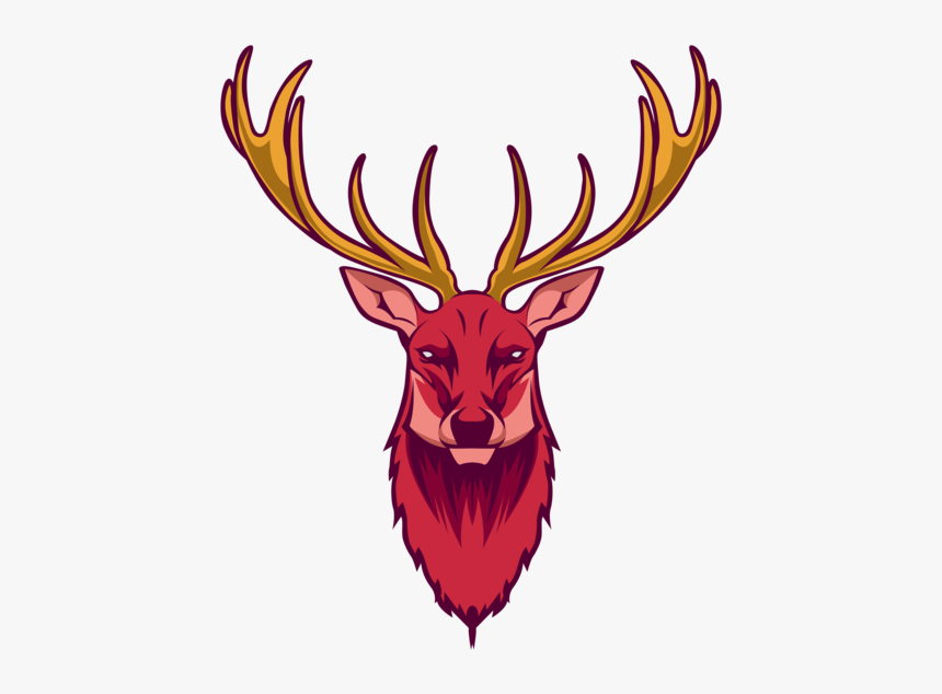 Deer Head Vector Ecommerce Icon Photoshop Branding - Deer Face Vector, HD Png Download, Free Download