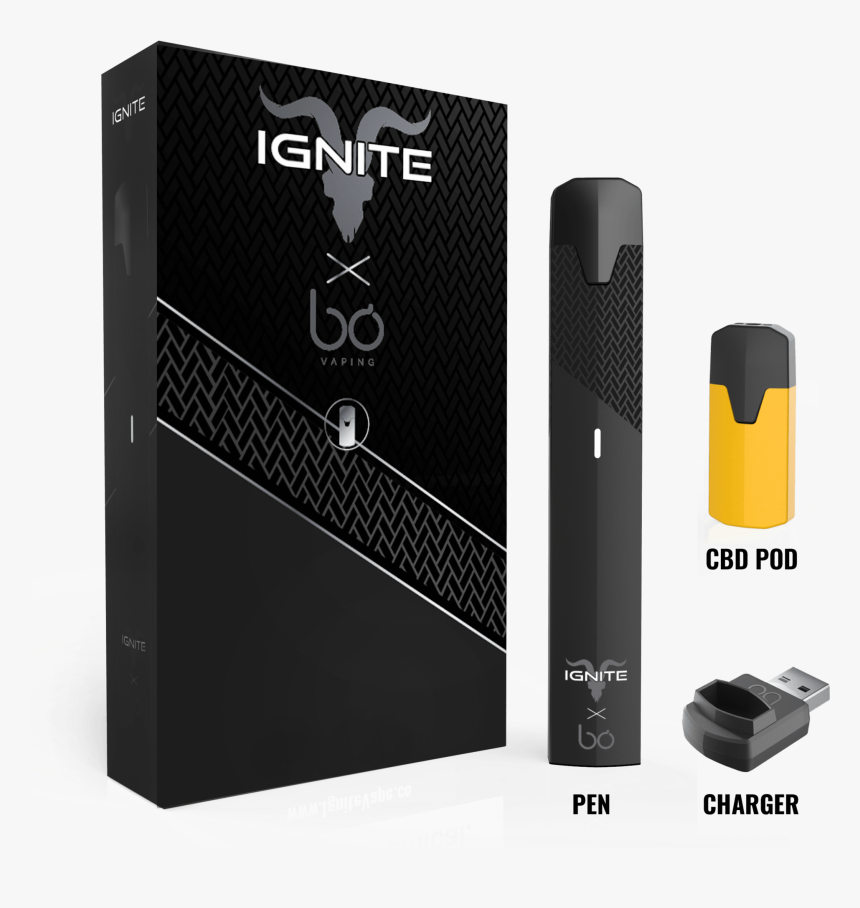 Ignite X Bō Cbd Starter Kit - Ignite Pods, HD Png Download, Free Download