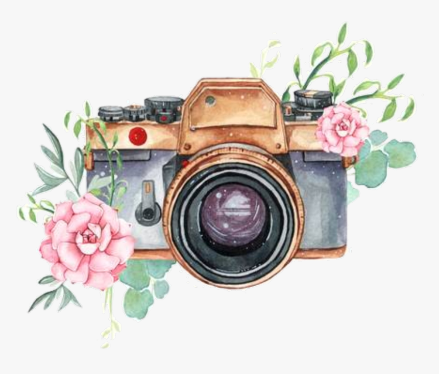 #retro #camera #summer #flower #sccameras @creativelounge, HD Png Download, Free Download