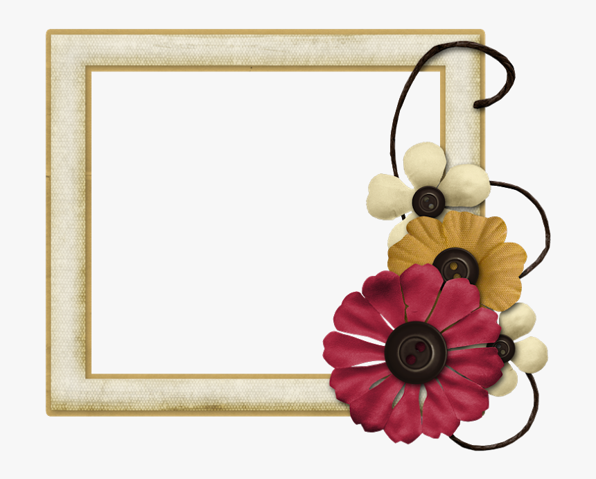 Máscara Moldura De Quadro E Flores Ao Lado Png Par - احلى صور عرايس متحركه, Transparent Png, Free Download