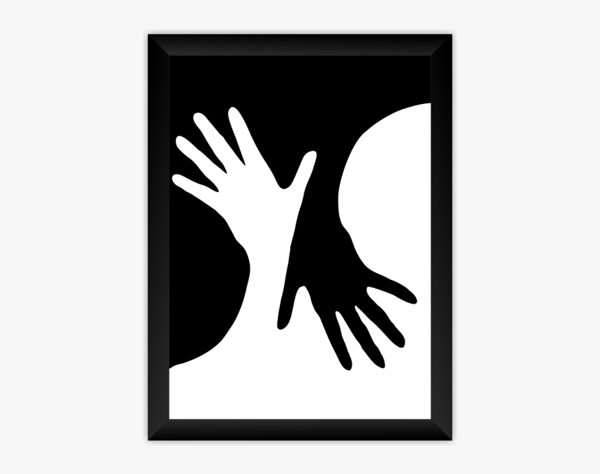 Quadro Abstrato - Mãos - Hands Of The Black, HD Png Download, Free Download