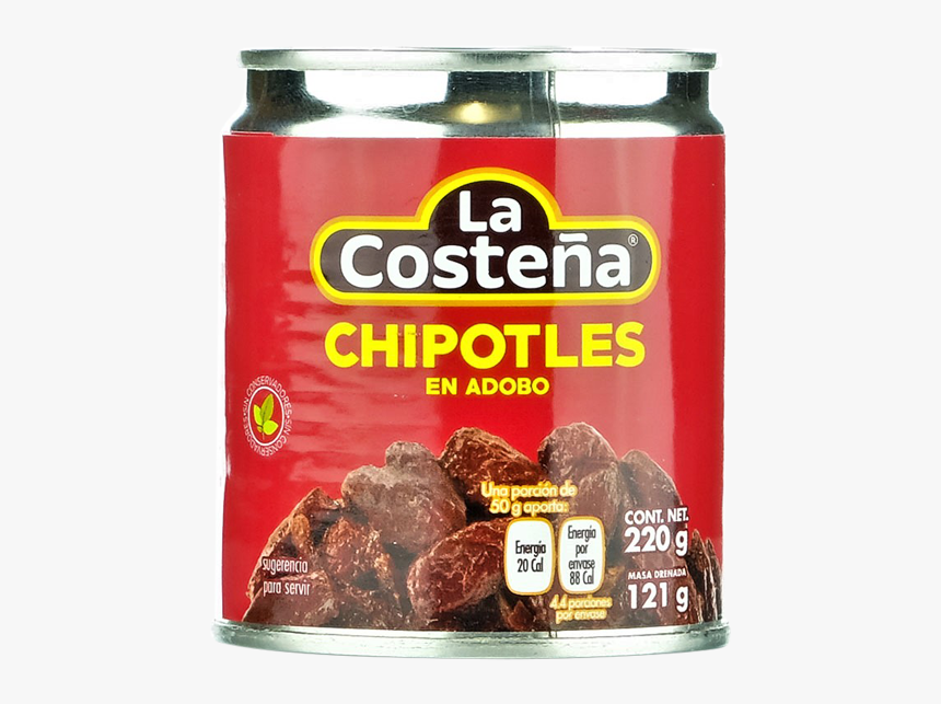 Chiles Chipotles En Adobo, La Costeña Dose 198 G - Chiles Chipotles En Adobo, HD Png Download, Free Download