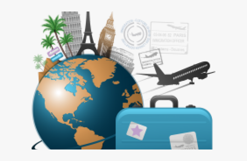 Transparent World Travel Clipart - Clipart Travelling, HD Png Download, Free Download