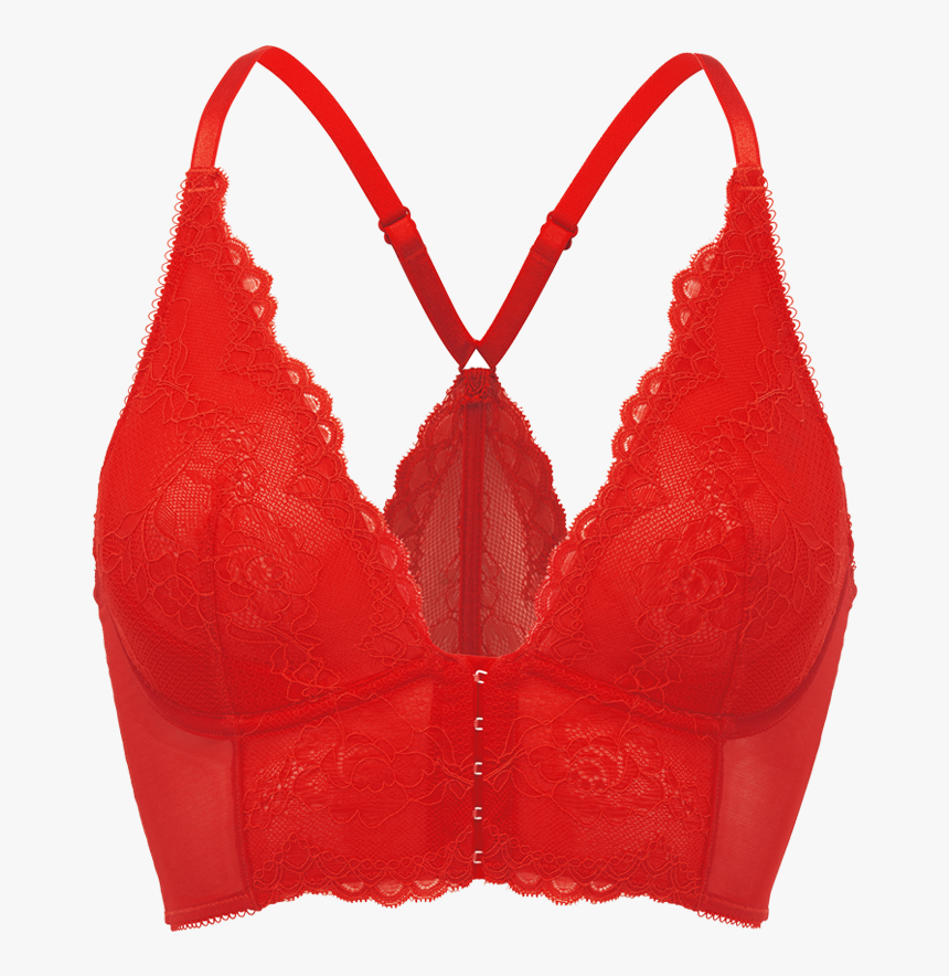 Transparent Lingerie Png - Gossard Red & Black Bra, Png Download - kindpng