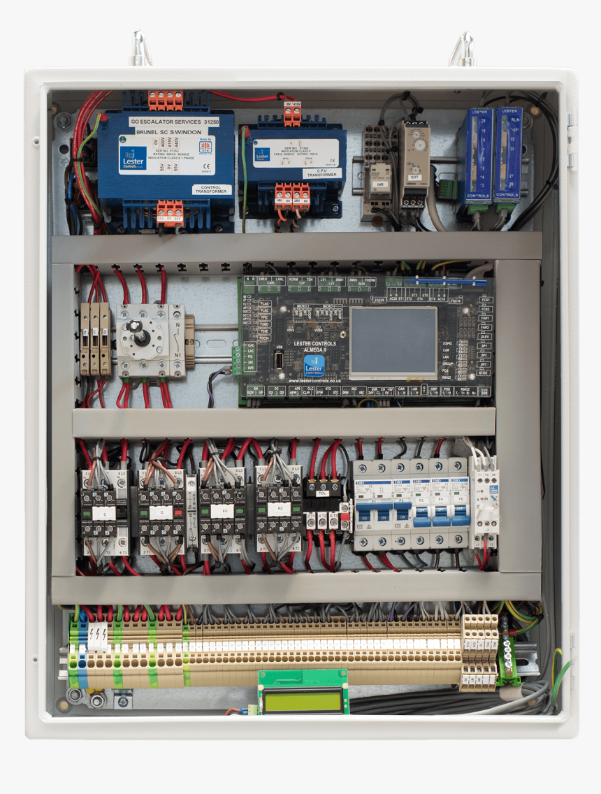 Almega Escalator Controller First Compressor - Control Panel, HD Png Download, Free Download