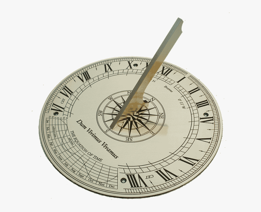 Roman Numerals Sun Clock, HD Png Download, Free Download
