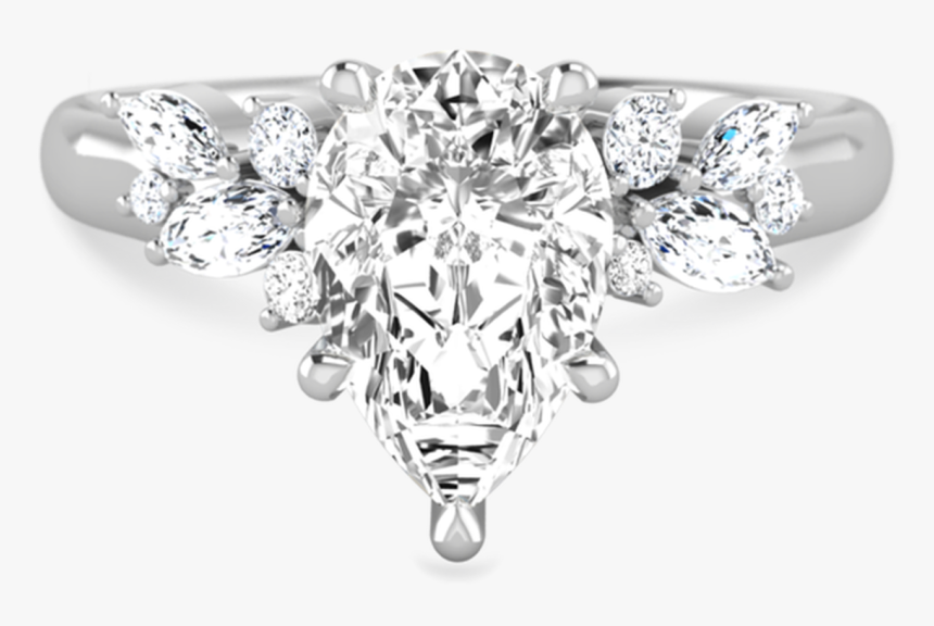X1https - //cdn10 - Bigcommerce - Flora 5111 1 06435 - Engagement Ring, HD Png Download, Free Download