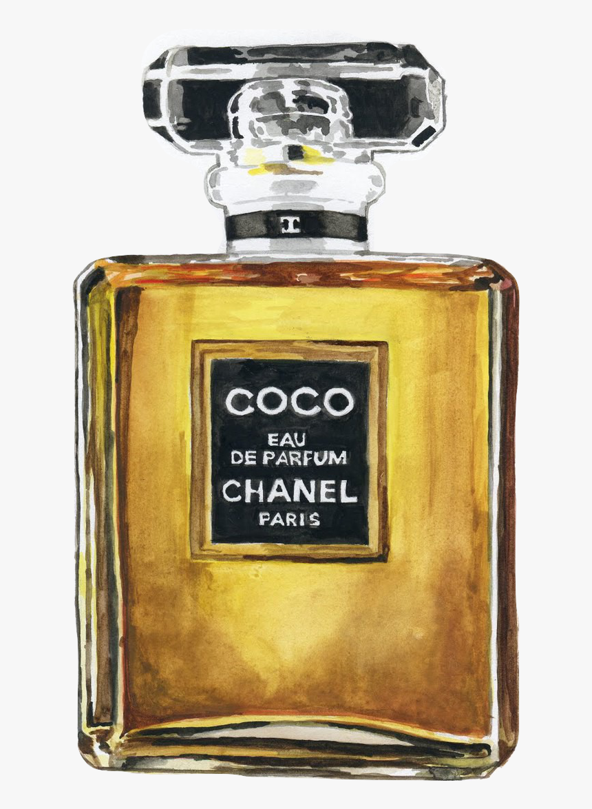 Chanel Clipart Cologne - Transparent Coco Chanel Perfume Png, Png Download, Free Download