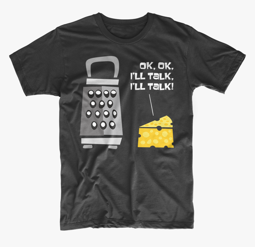 Cheese And Cheese Grater T-shirt - T-shirt, HD Png Download, Free Download