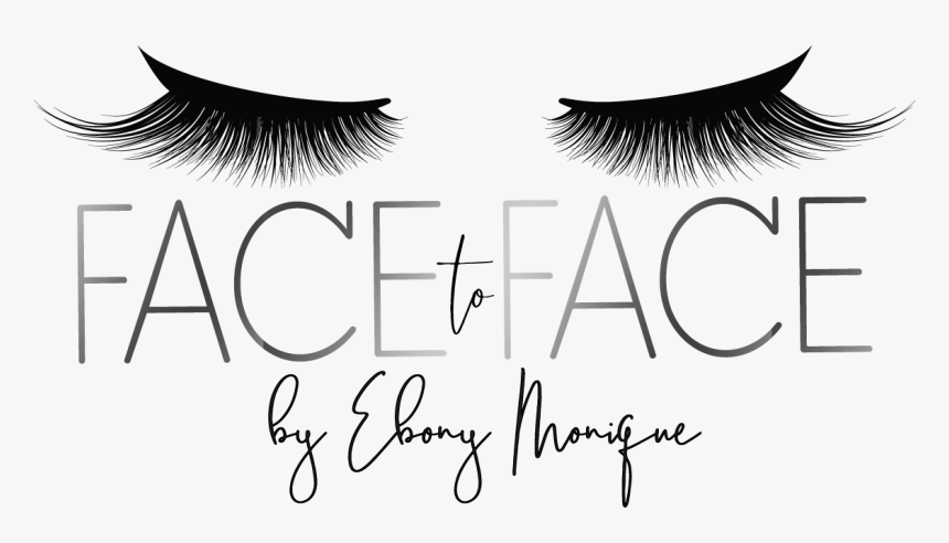 Face To Face By Ebony Monique - Takma Kirpik Png, Transparent Png, Free Download