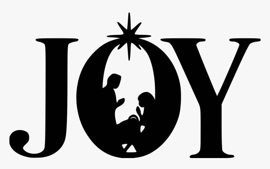 Christmas Joy Manger File Size , Png Download - Joy With Manger Scene, Transparent Png, Free Download
