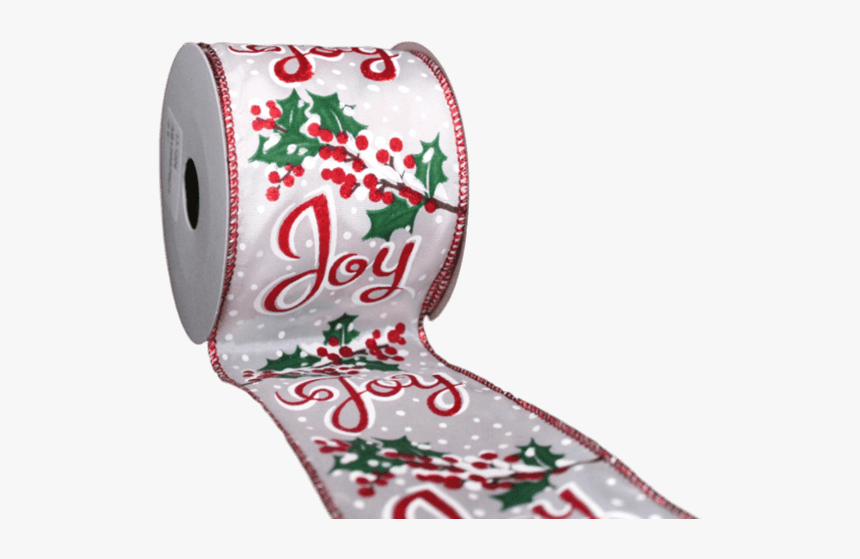 Christmas Joy 50yds Ribbon - Christmas Stocking, HD Png Download, Free Download