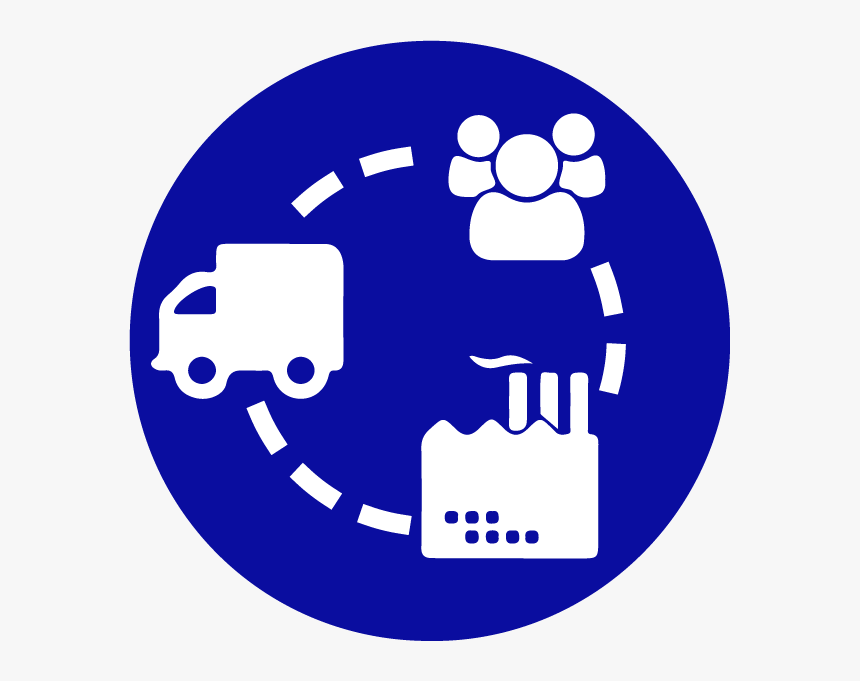 Transport Supply Chain Icon Clipart , Png Download - Supply Chain Logo Png, Transparent Png, Free Download