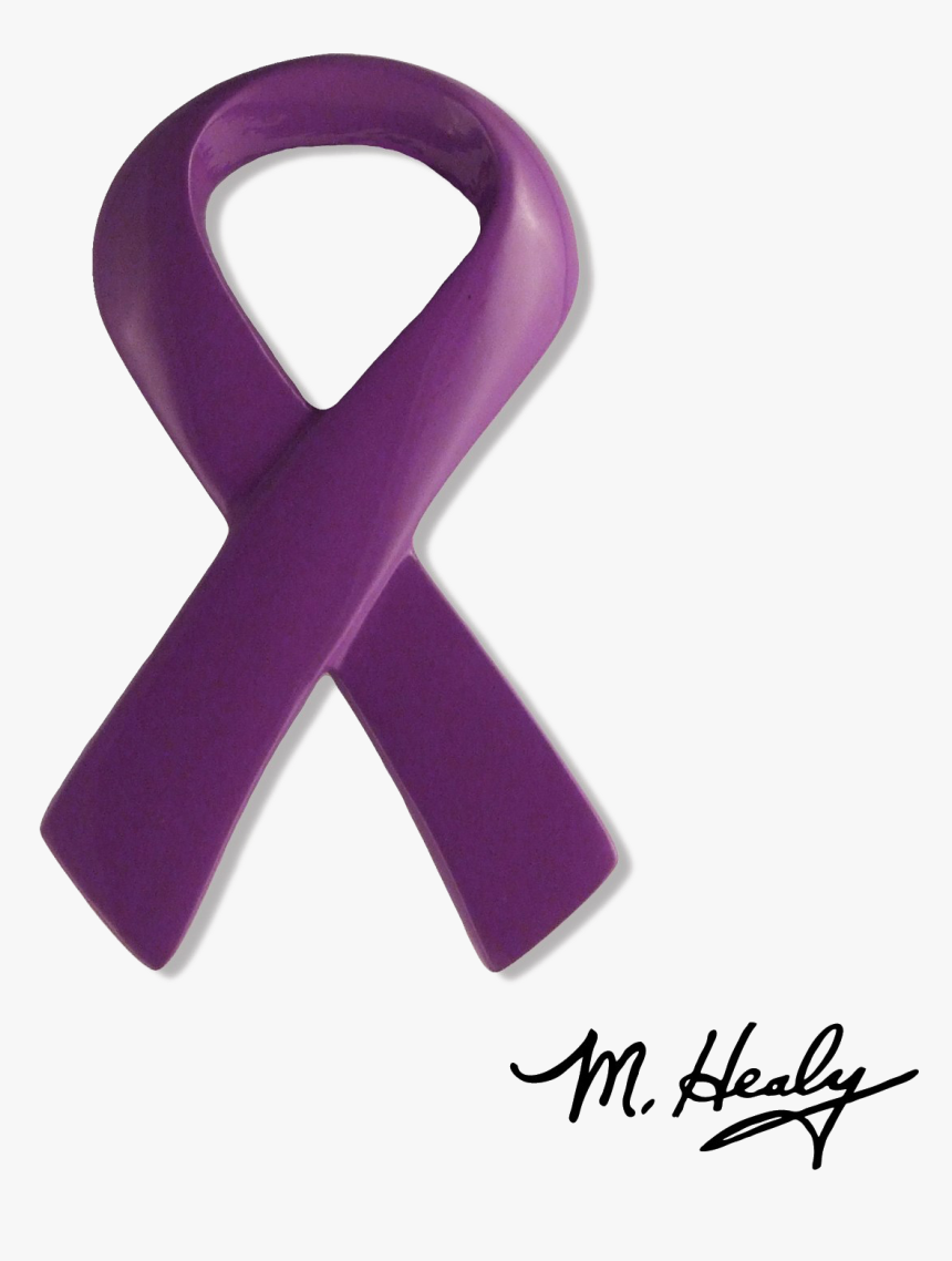 Purple Awareness Ribbon Png Hd - Lavender, Transparent Png, Free Download