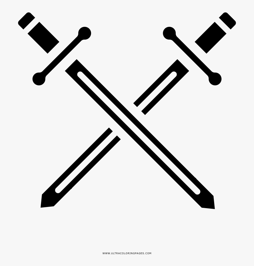 Transparent Espada Png - Crossed Swords Png, Png Download, Free Download