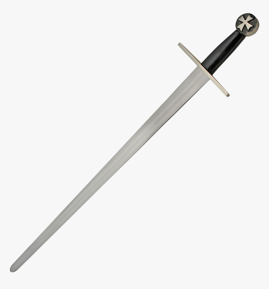 Templar Cross Sword With Scabbard Belt - Two Handed Greatsword, HD Png Download, Free Download
