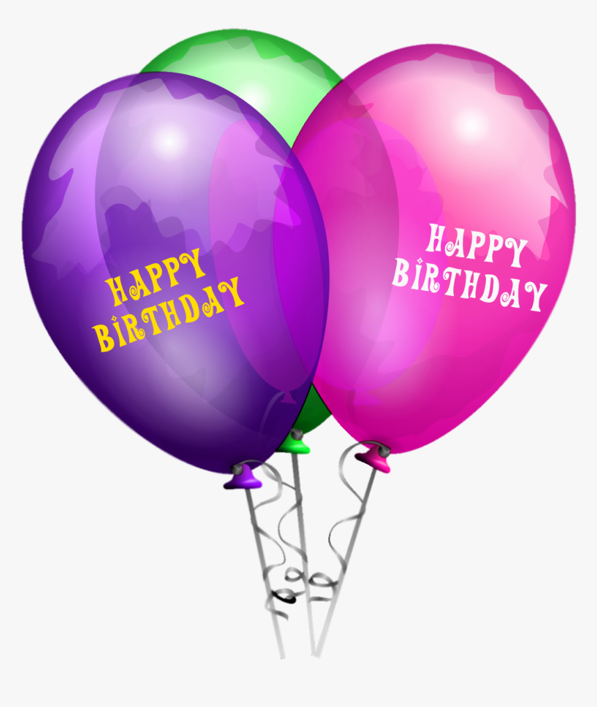 Happy Birthday Balloons High Quality Png - Happy Birthday Balloons Png, Transparent Png, Free Download