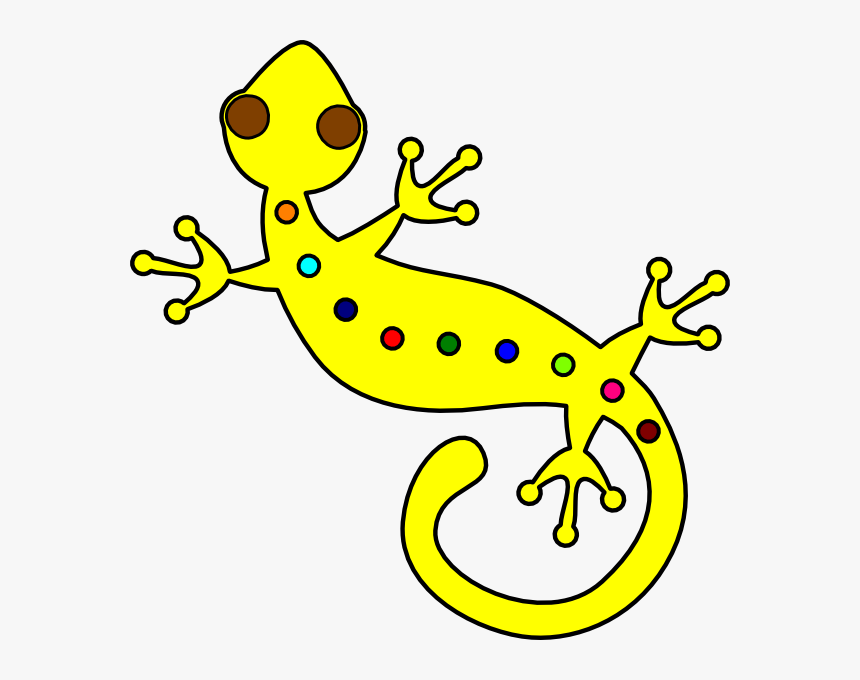 Newt Clipart - Clip Art Black And White Gecko, HD Png Download, Free Download