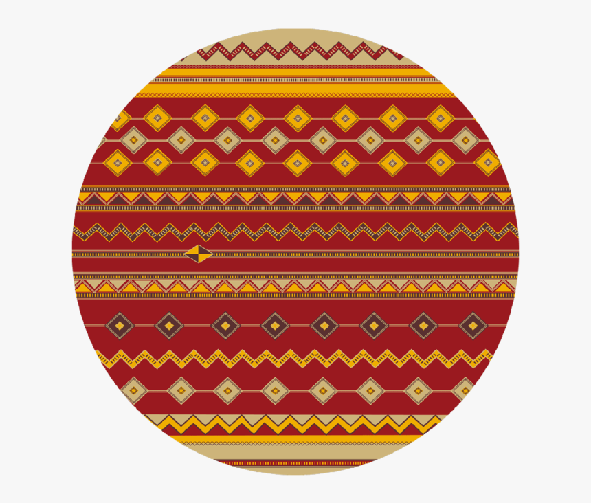 African Geometry Round Picture - African Design Circle, HD Png Download, Free Download