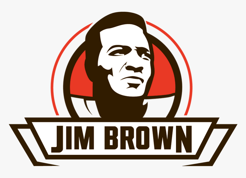 Transparent Cleveland Brown Png - Cleveland Browns Jim Brown Logo, Png Download, Free Download