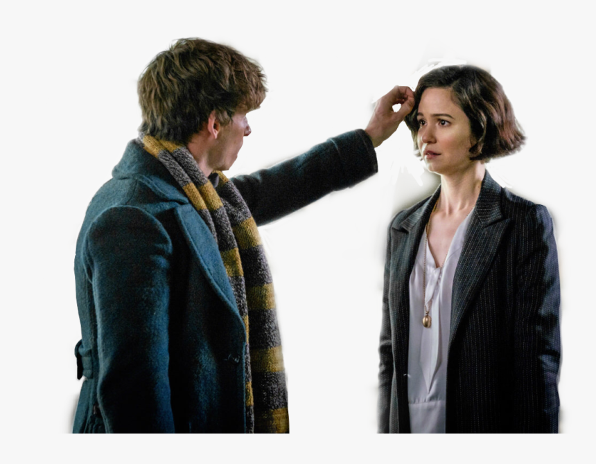 Transparent Newt Scamander Png - Newt Scamander And Tina, Png Download, Free Download