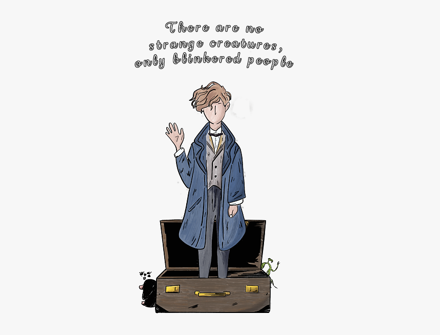 Fantastic Beasts Newt Scamander Stickers, HD Png Download, Free Download