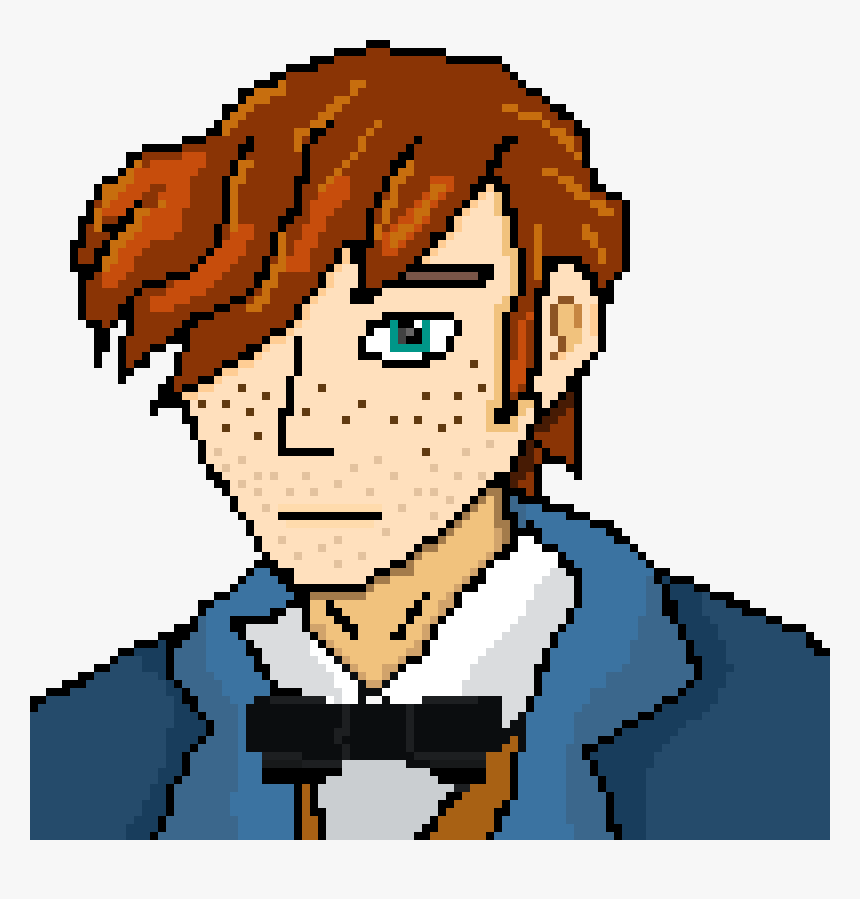 Newt Scamander Pixel Art, HD Png Download, Free Download