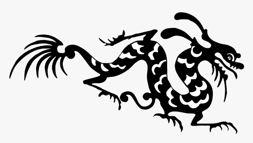 Art,true Salamanders And Character,tail - Chinese Black Dragon Png, Transparent Png, Free Download