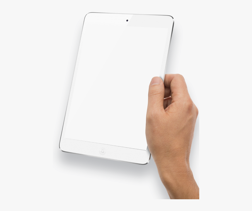Hand Holding Tablet Png, Transparent Png, Free Download