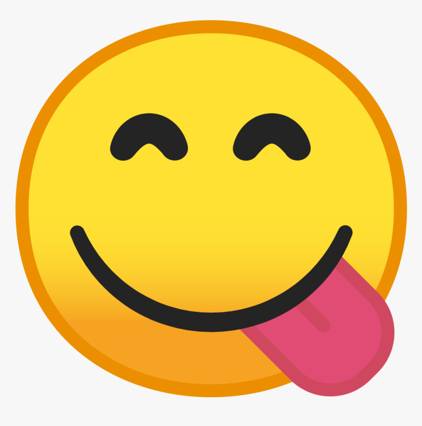Moon Emoji Png -download Svg Download Png - Face Savoring Food Emoji Png, Transparent Png, Free Download