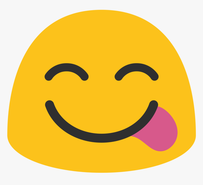 Yum Emoji Png - Smile Che Si Lecca I Baffi, Transparent Png - kindpng