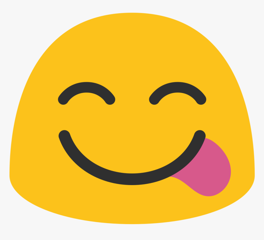 Yum Emoji Png - Smile Che Si Lecca I Baffi, Transparent Png, Free Download