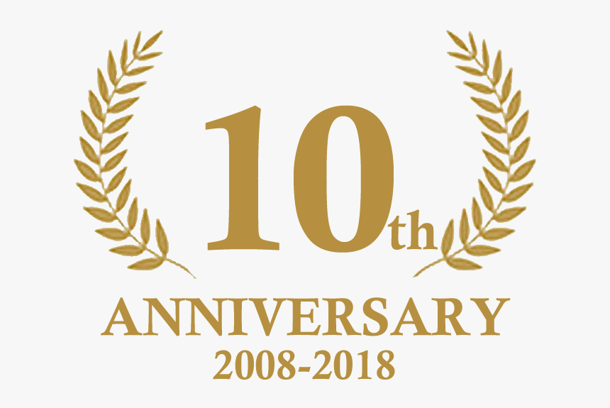 10 Year Anniversary 2018, HD Png Download, Free Download