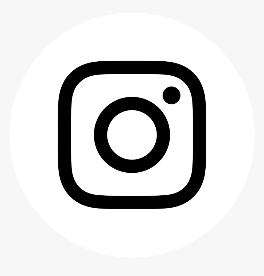 Instagram Icon Png White Follow Us On Instagram Black And White
