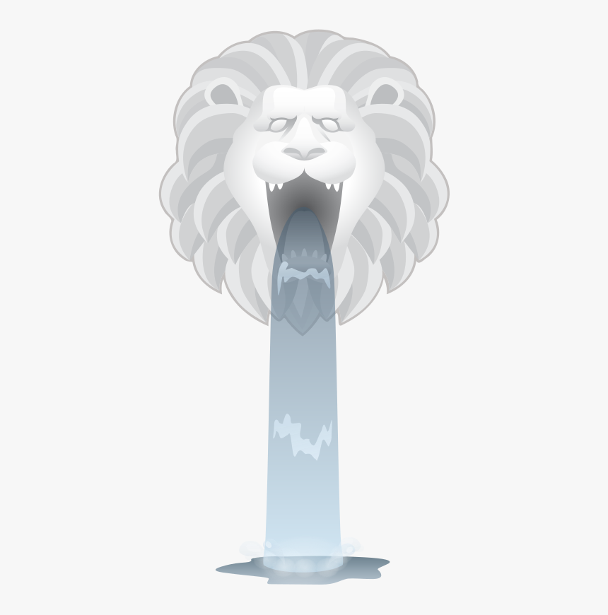 Lions Head Fountain Drawing, HD Png Download, Free Download