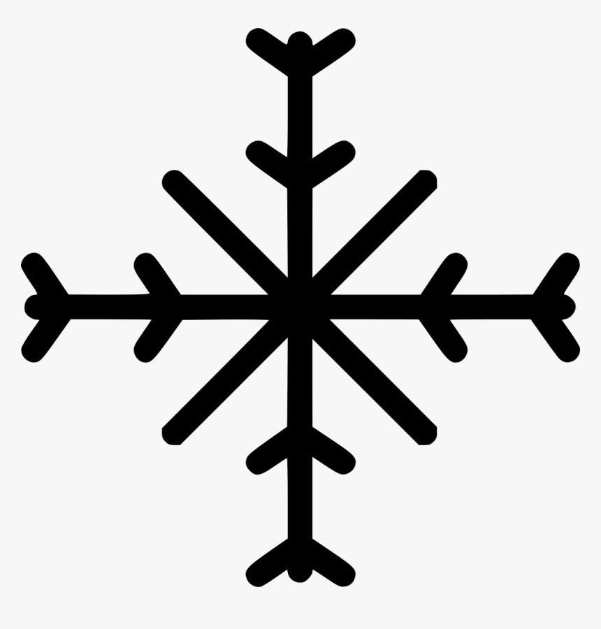 Snowflake - Simple Geometric Flower Drawing, HD Png Download, Free Download
