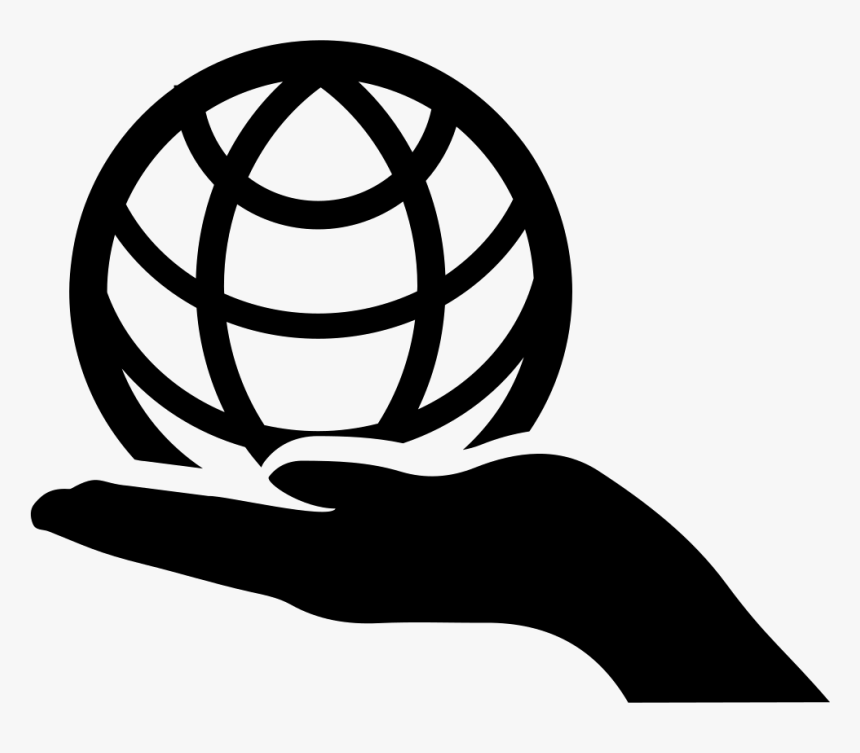 Logo Globe In Hand, HD Png Download, Free Download