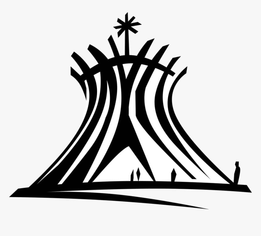 Clip Art Brasilia Png - Catedral De Brasilia Png, Transparent Png, Free Download