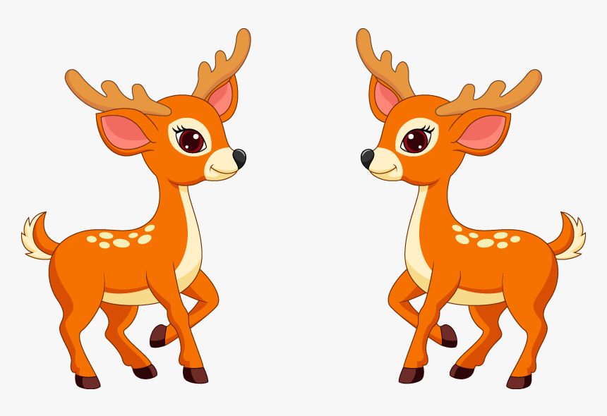 Clip Art Collection Of Free Deer - Deer Cartoon Png, Transparent Png, Free Download