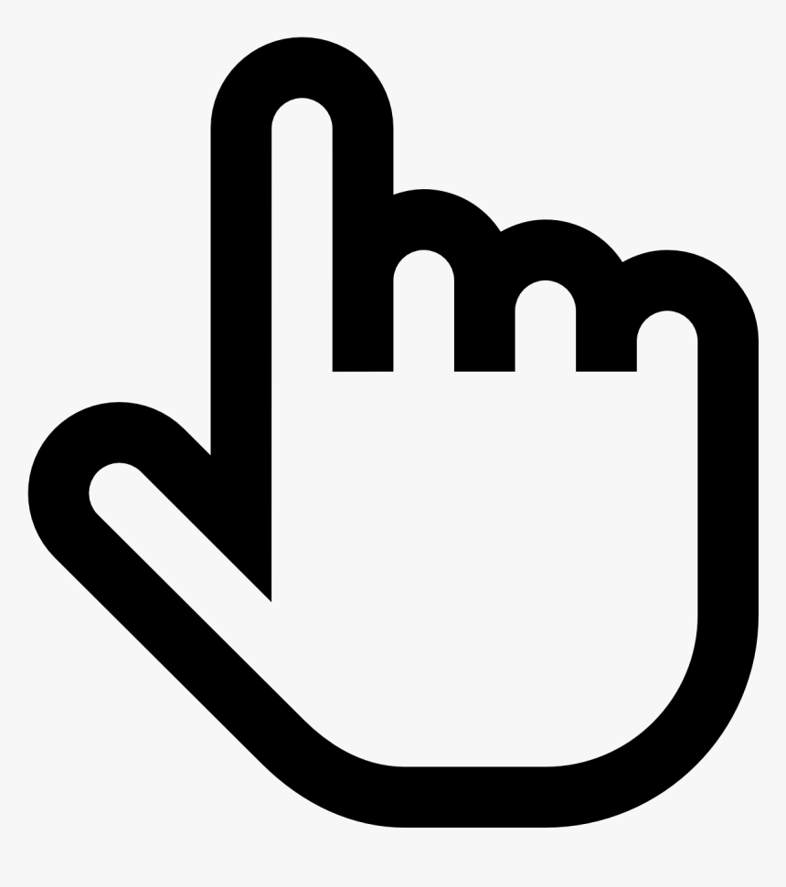 Hyperlink Hand Icon Png Download - Finger Pointer Icon Png, Transparent Png, Free Download