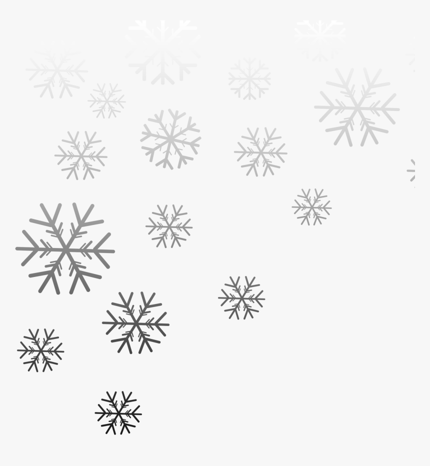 Black And White Snowflake Gradient Computer File - Gradient Snowflake, HD Png Download, Free Download