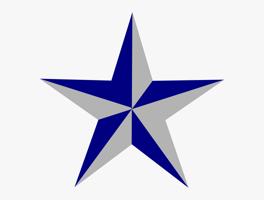 Blue Star Svg Clip Arts, HD Png Download, Free Download