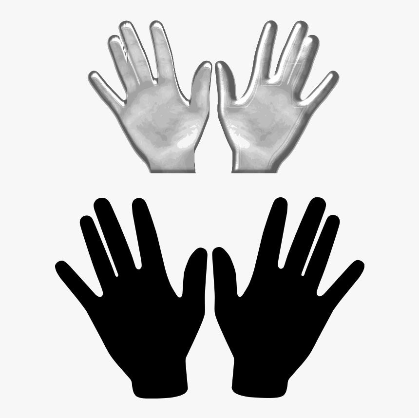 Praying Hands Download Clip Art - Two Hands Clip Art, HD Png Download, Free Download