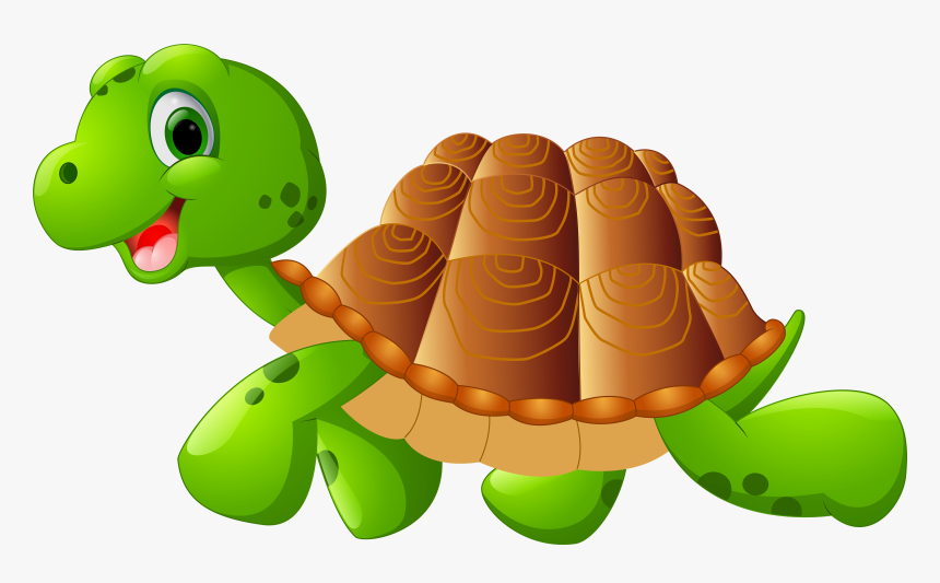 Cartoon Png Clip Art - Cartoon Turtle No Background, Transparent Png, Free Download