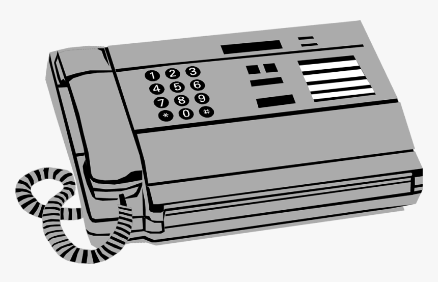 Transparent Fax Machine Png - Fax Machine Illustration, Png Download, Free Download