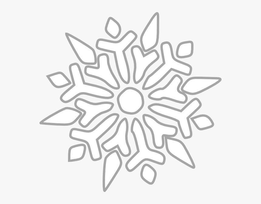 Grab And Download Snowflakes Transparent Png File - Snowflake Clipart, Png Download, Free Download