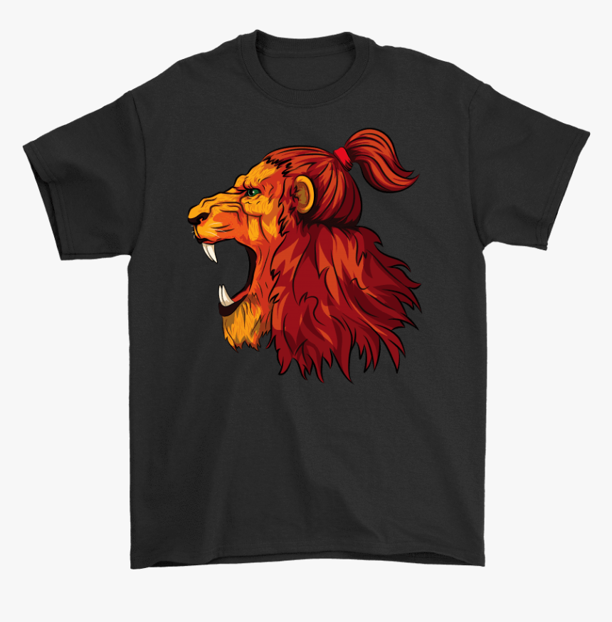 Stunning Lion"s Head T-shirt - Shirt, HD Png Download, Free Download