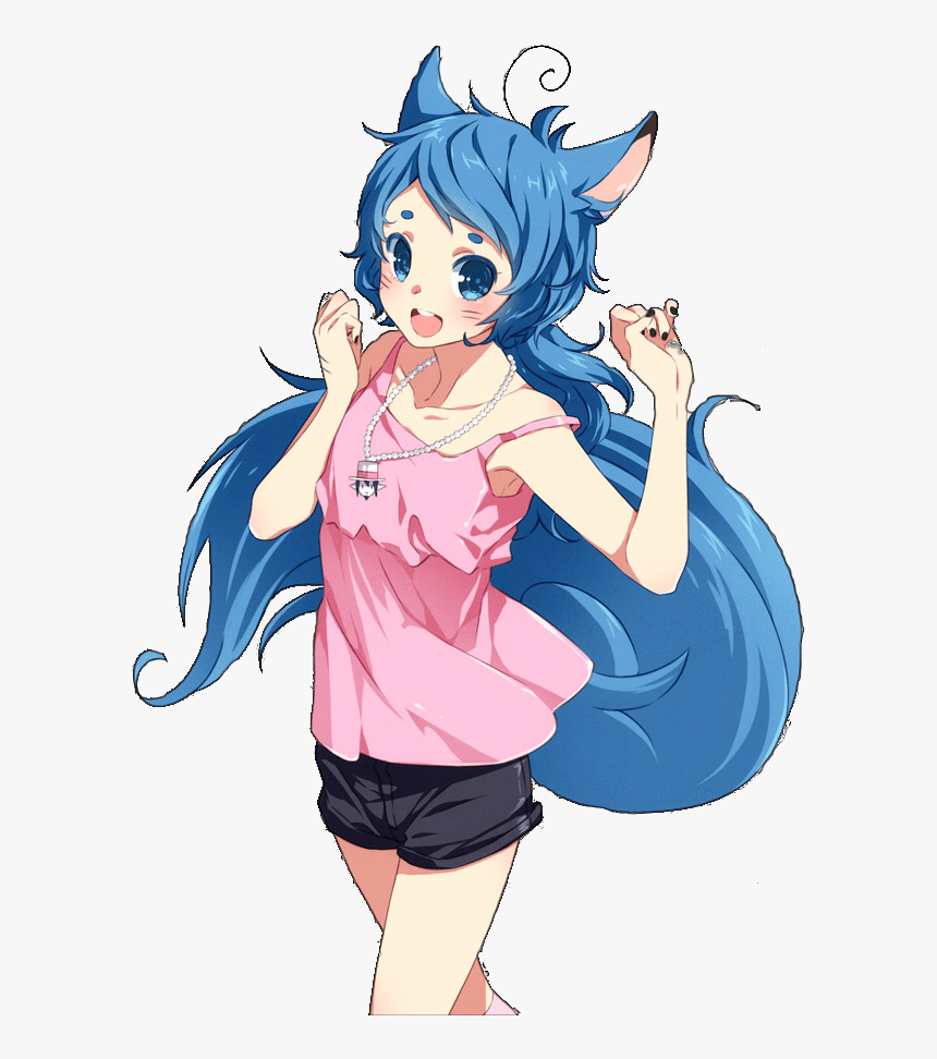 Cat Girl Transparent Png - Anime Cat Girl Render, Png Download, Free Download